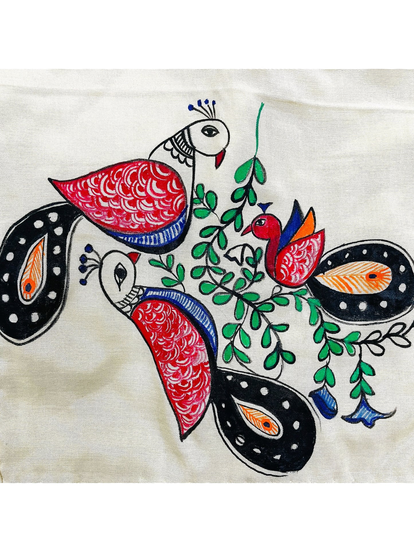 Ivory Hand-Painted Madhubani Blouse